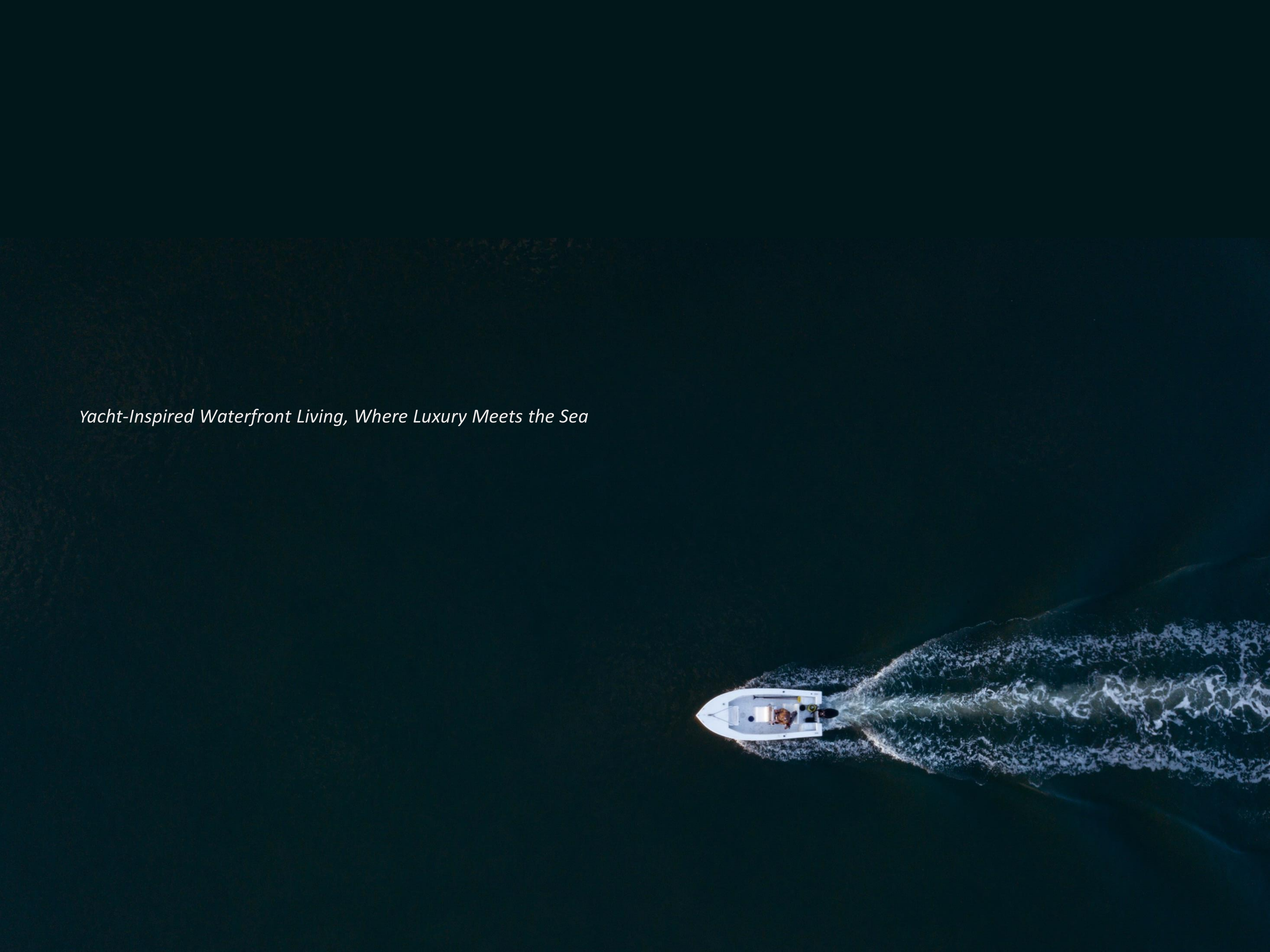 Yacht-inspired waterfront