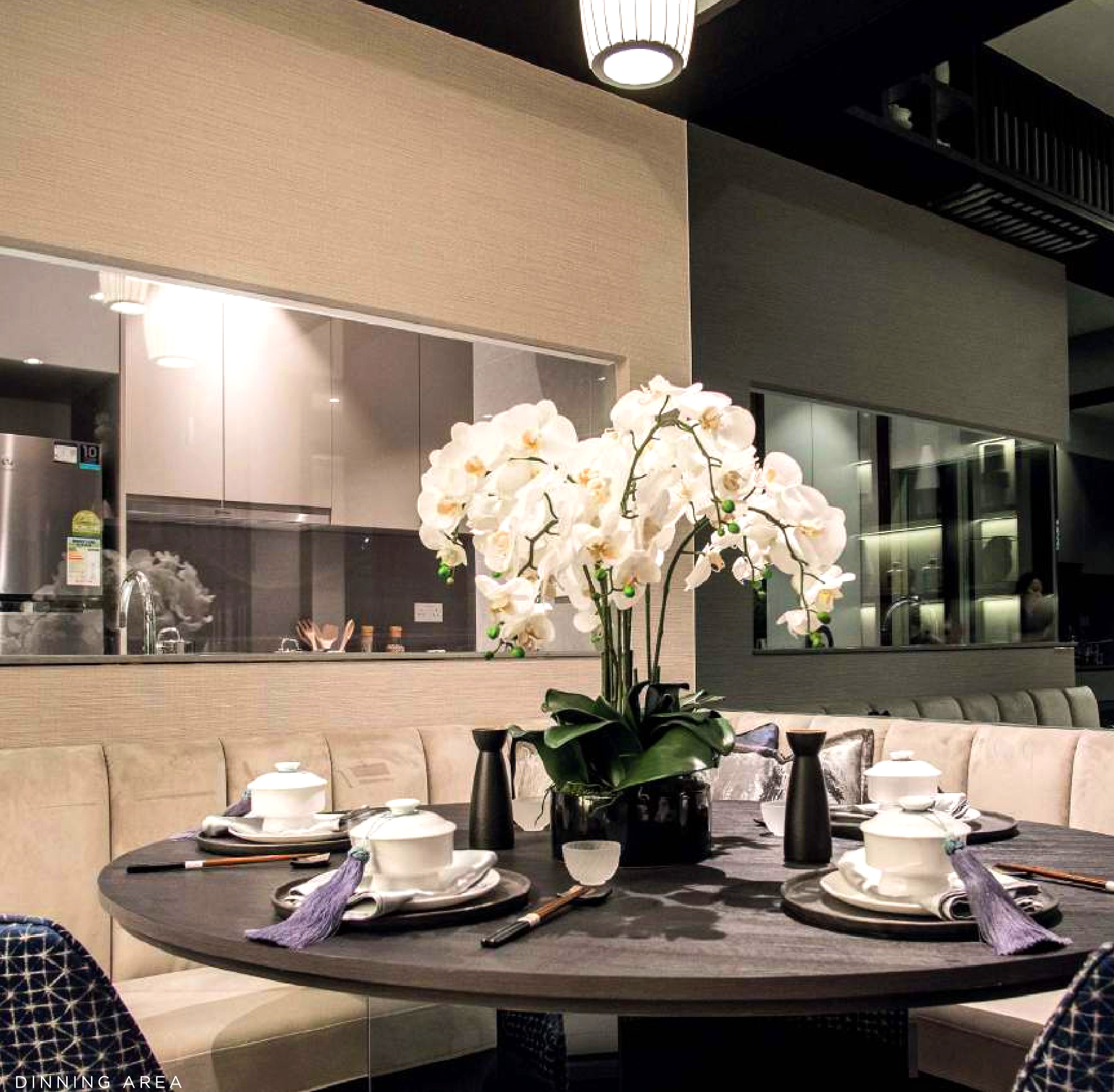 Dining area showflat